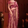 Saroj Bawri Satin Saroski Vol 3 Shimmer Silk Saree Collection