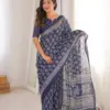 Scdf Bagru B Cotton Printed Saree Collection