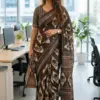 Scdf Office Time C Fancy Cotton Printed Saree Collection