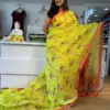 Scmg Mangala Linen Printed Manglagiri Saree Collection