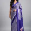 Sf Temple Japan Satin Ajrakh Printed Fancy Saree Collection