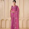 Shanta Modal Georgette Embroidery Zari Worked Saree Collection