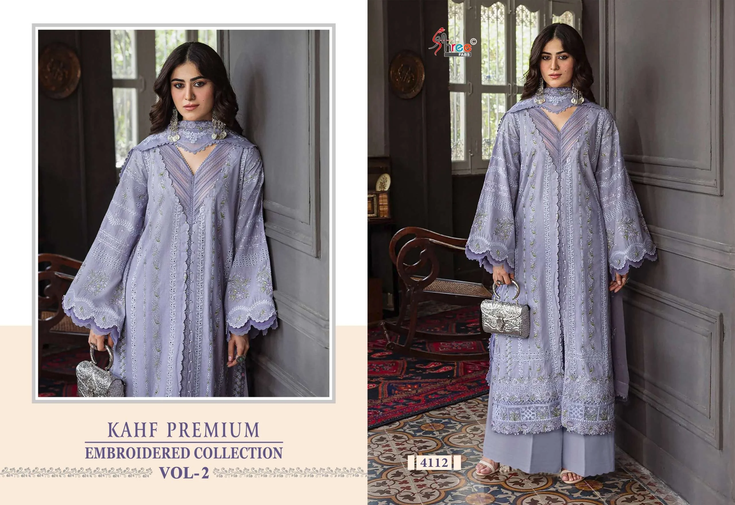 Shree Fab Kahf Premium Embroidered Collection Vol 2