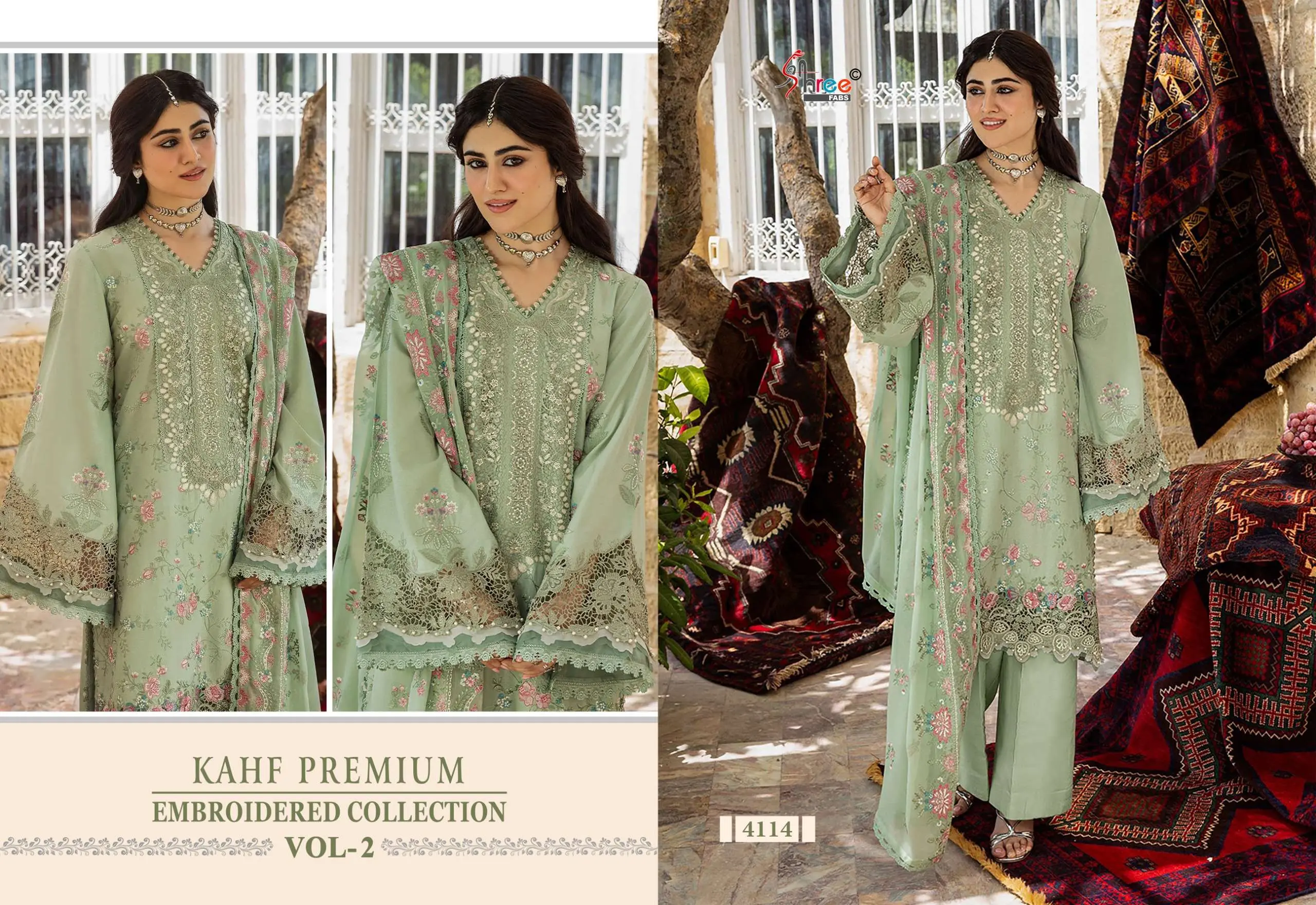 Shree Fab Kahf Premium Embroidered Collection Vol 2