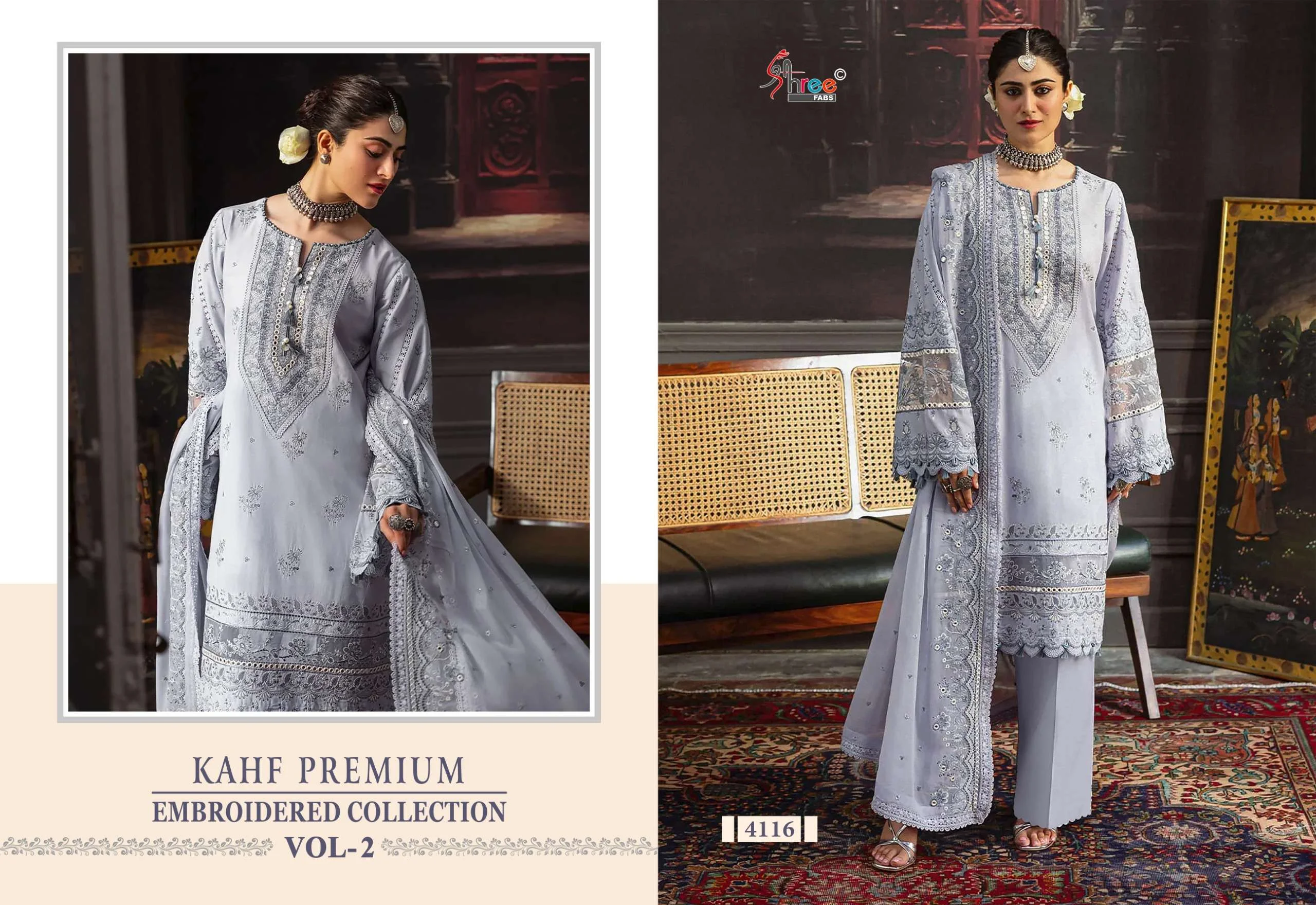 Shree Fab Kahf Premium Embroidered Collection Vol 2