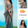 Stavan Celestial Fancy Embroidery Saree Collection