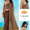 Stavan Celestial Fancy Embroidery Saree Collection