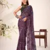 Taraa L 7051 Lurex Brasso Floral Viscose Fancy Saree Collection