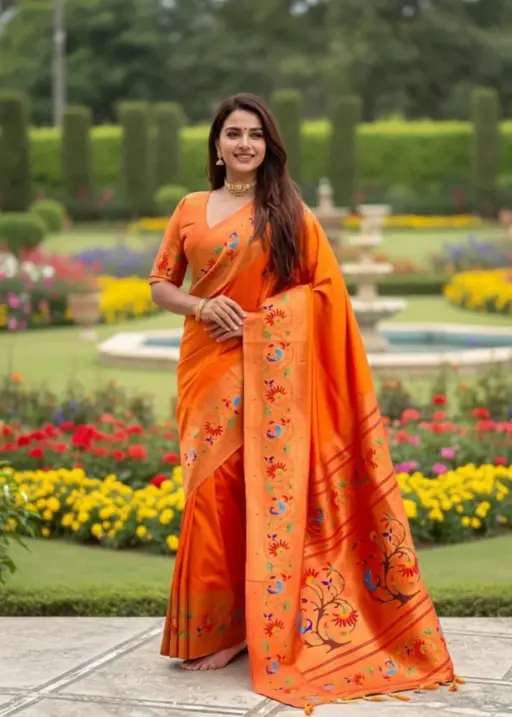 Vt 6081 T Soft Pethani Silk Zari Weaving Premium Saree Collection