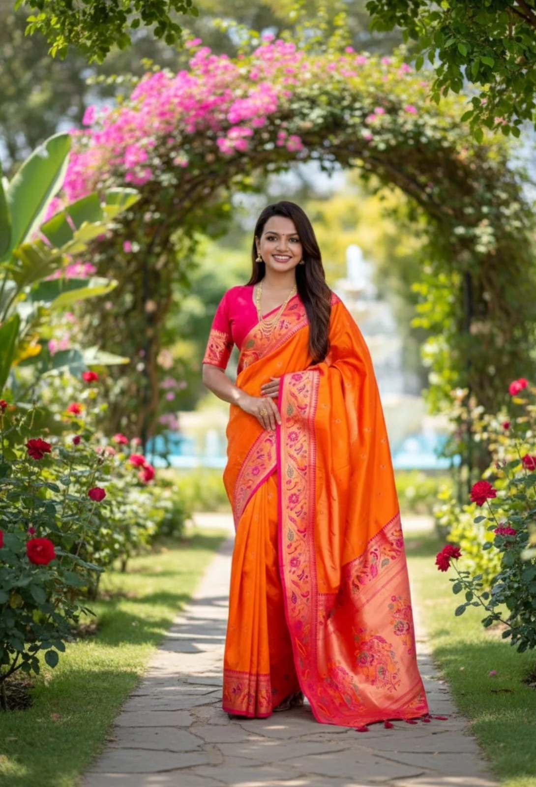 Vt 6082 T Soft Pethani Silk Zari Weaved Premium Saree Collection