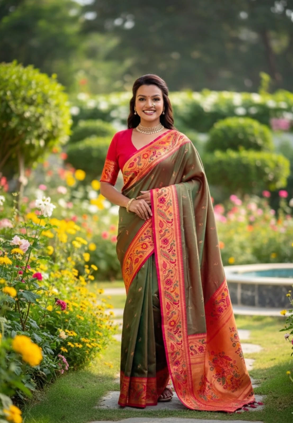 Vt 6082 T Soft Pethani Silk Zari Weaved Premium Saree Collection
