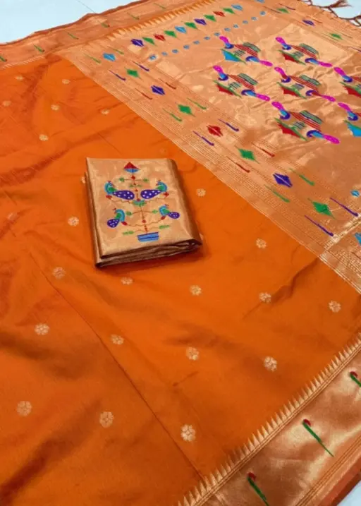 Vt 6084 T Khadi Row Silk Zari Weaving Saree Collection