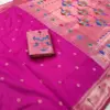 Vt 6084 T Khadi Row Silk Zari Weaving Saree Collection