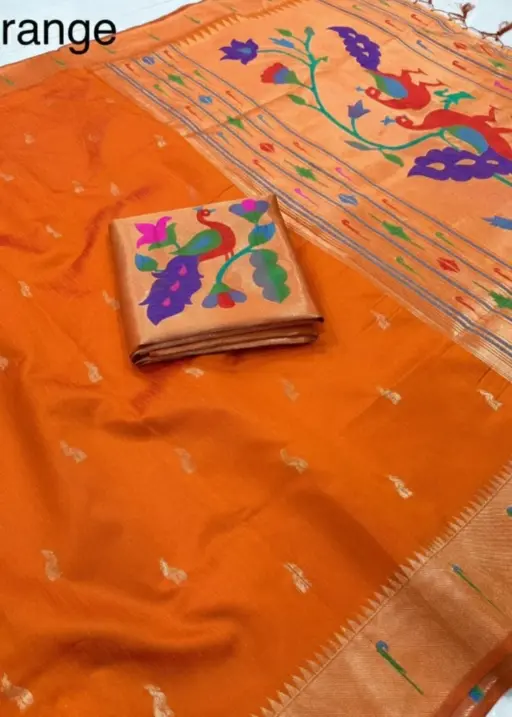 Vt 6085 T Khadi Raw Silk Zari Weaving Saree Collection