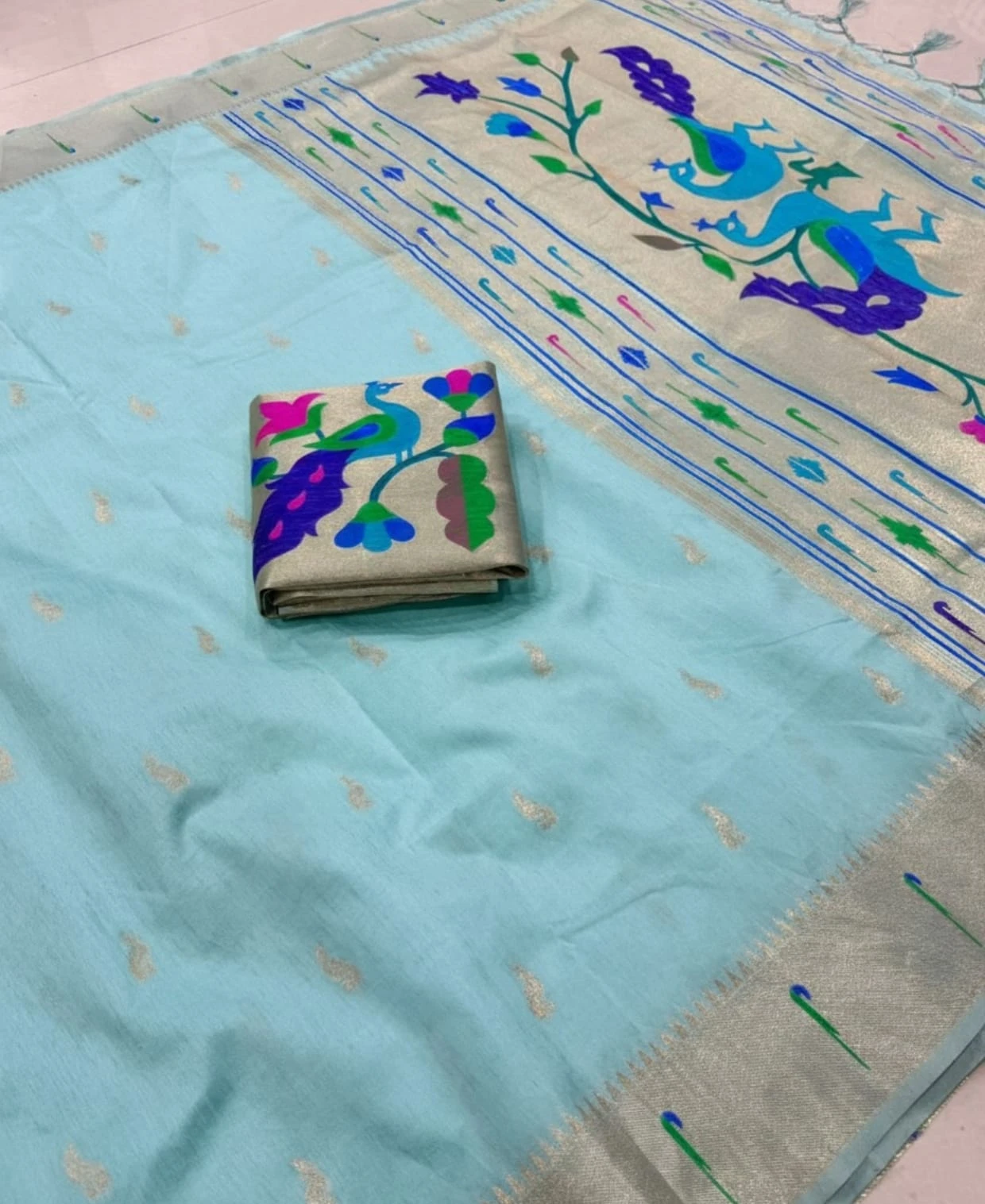 Vt 6085 T Khadi Raw Silk Zari Weaving Saree Collection