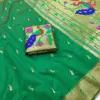 Vt 6085 T Khadi Raw Silk Zari Weaving Saree Collection