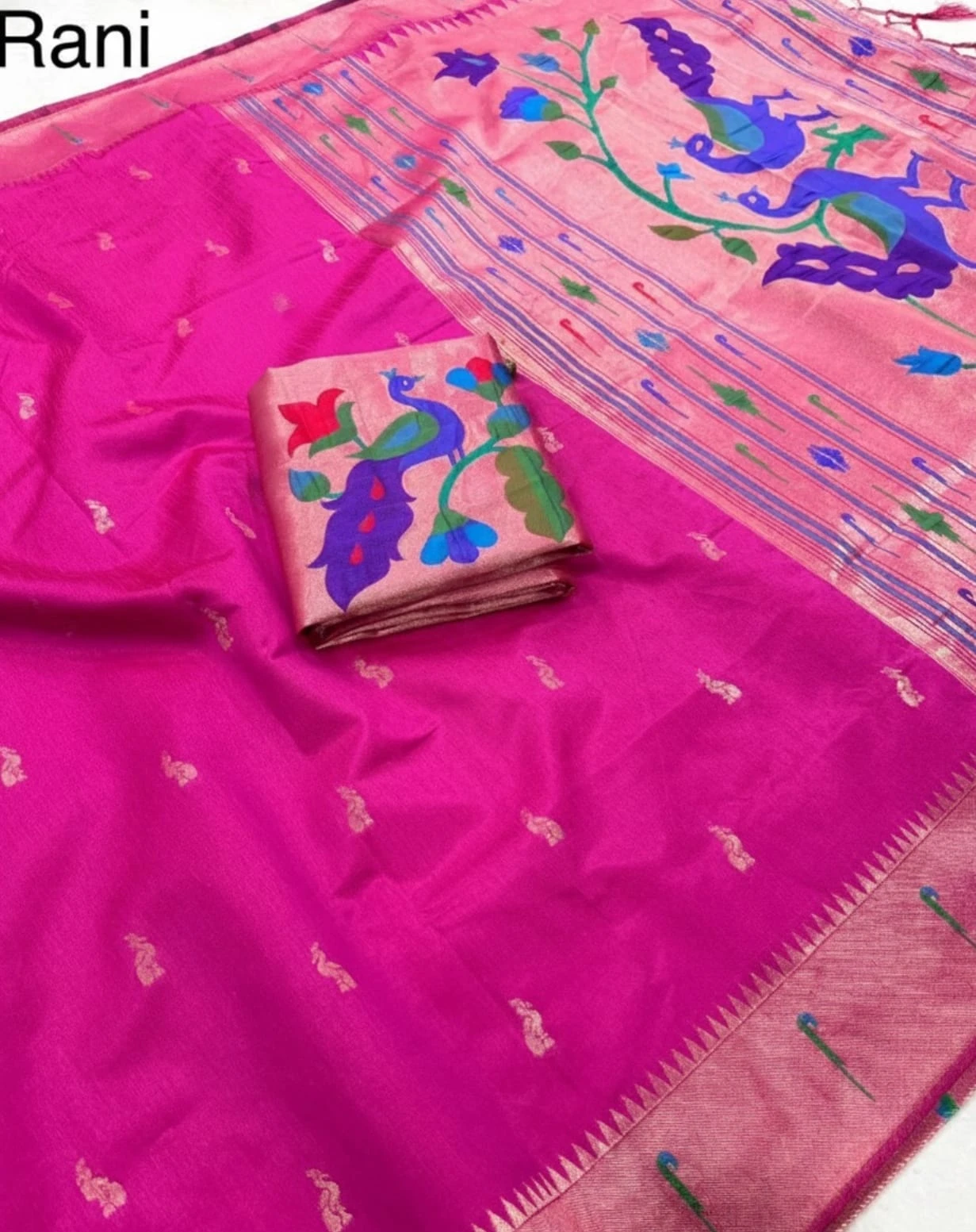 Vt 6085 T Khadi Raw Silk Zari Weaving Saree Collection