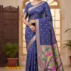 Vt 6086 T Soft Muga Cotton Paithani Saree Collection