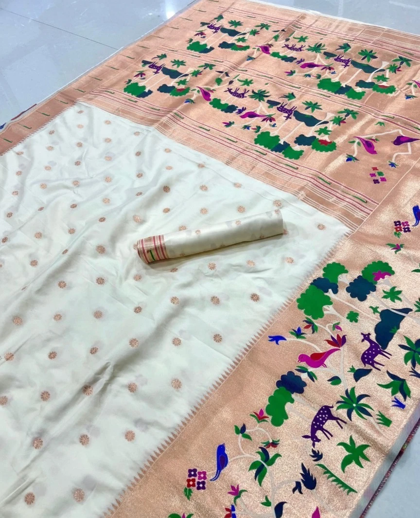 Vt 6087 T Pure Soft Kanchivram Paithani Silk Saree Collection