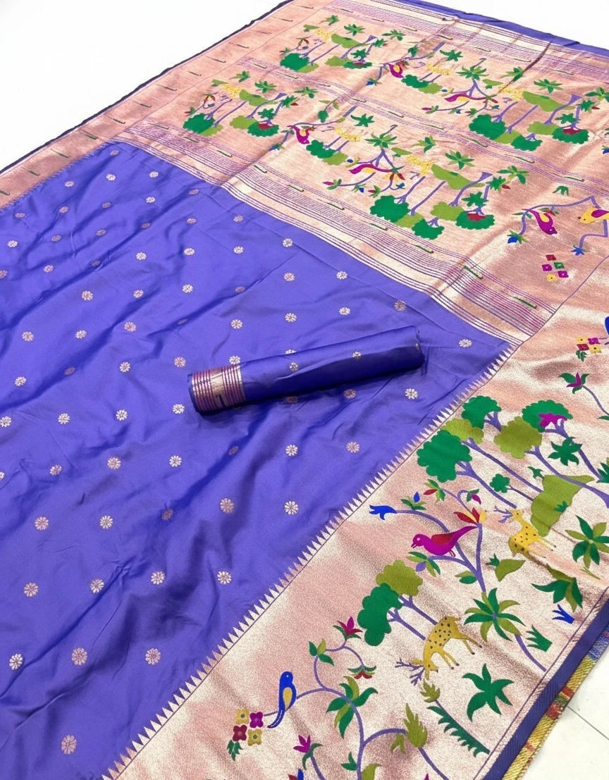 Vt 6087 T Pure Soft Kanchivram Paithani Silk Saree Collection
