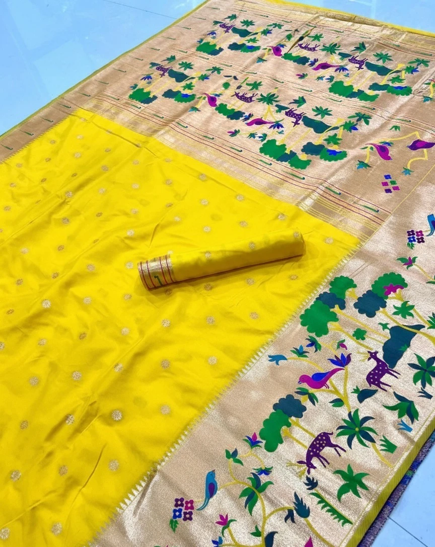 Vt 6087 T Pure Soft Kanchivram Paithani Silk Saree Collection