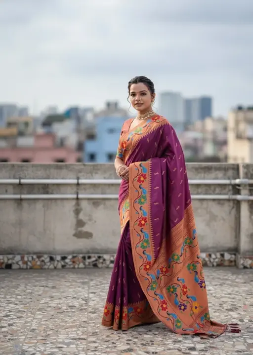 Vt 6088 T Soft Paithani Silk Traditional Wear Saree