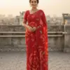 Vt 755 T Georgette Printed Festival Wear Saree