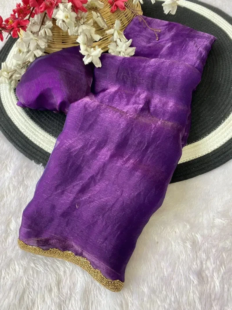 Aab Apsara Chiffon with Beads Handwork Fancy Saree Collection