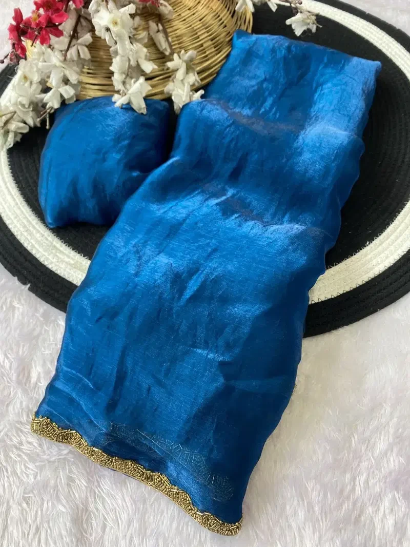 Aab Apsara Chiffon with Beads Handwork Fancy Saree Collection