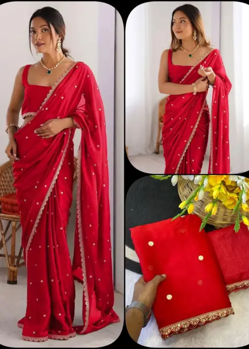 Aab Ranglila Rangoli Silk with Embroidered Fancy Saree Collection
