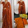 Aab Ranglila Rangoli Silk with Embroidered Fancy Saree Collection