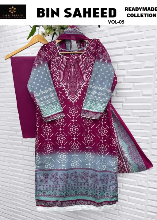 Aaliz Print Bin Saheed Vol 5 Nx Ready Made Collection