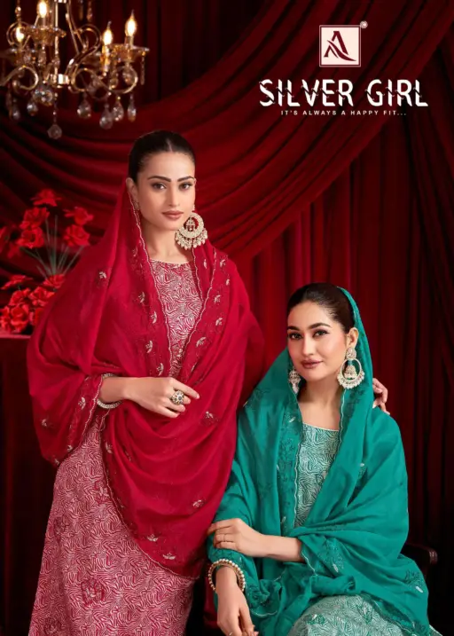 Alok Suits Silver Girl