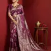 Ast Aadya Silk Vol 1 Silk Blend with Tassels Work Festive Wear Saree Collection