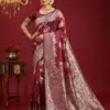 Ast Aadya Silk Vol 1 Silk Blend with Tassels Work Festive Wear Saree Collection