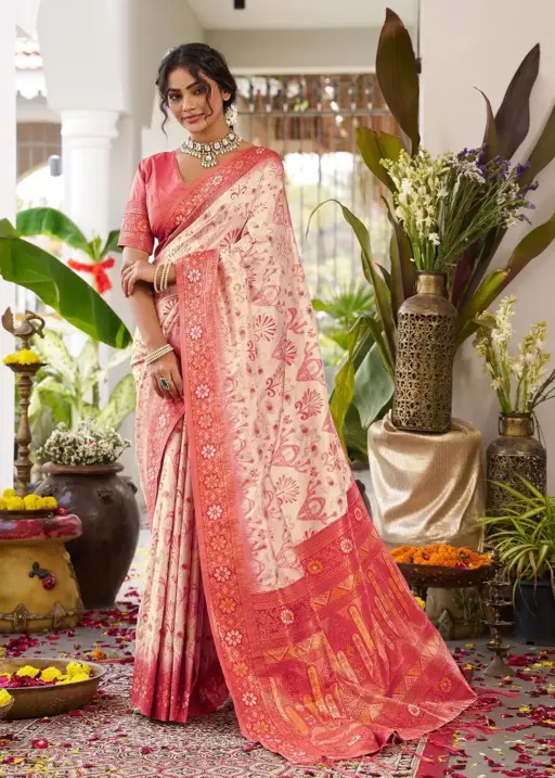 Ast Kanchana Silk Pochampally Soft Silk Festival Saree Collection