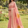 Ast Pankhudi Soft Linen Cotton Festival Saree Collection