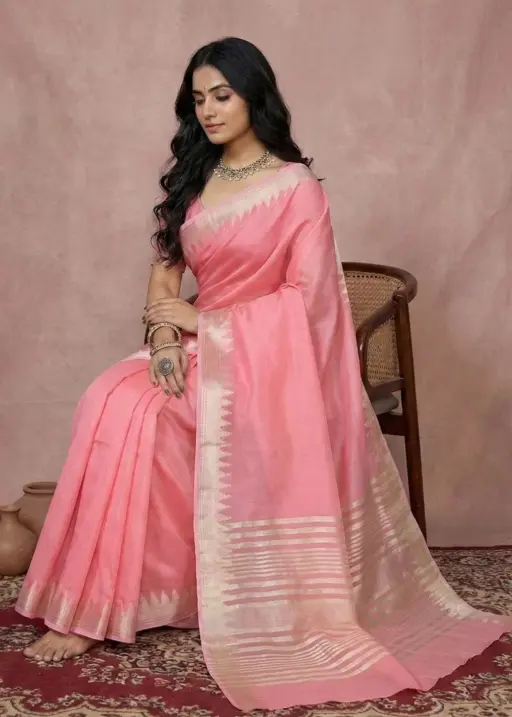 Ast Urban Loom Vol 1 Cotton Silk with Zari Border Saree Collection