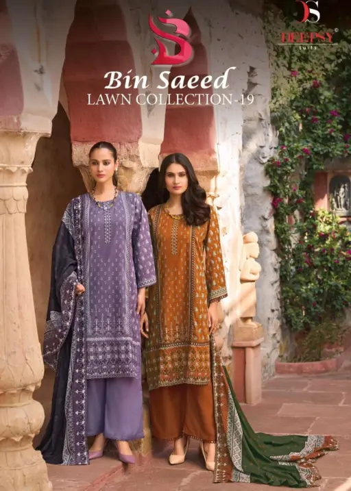 Deepsy Suits Bin Saeed Lawn Collection Vol 19
