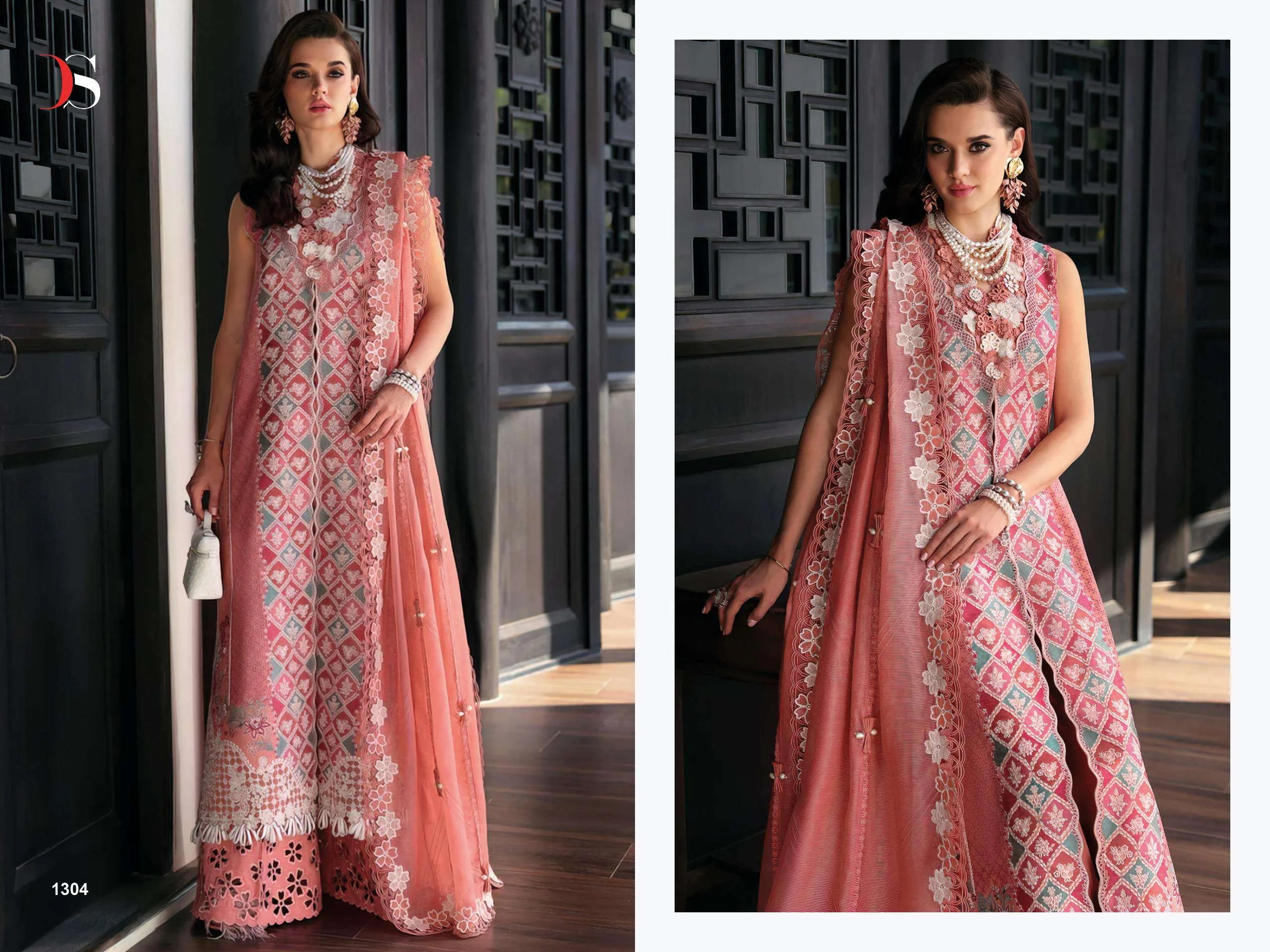 Deepsy Suits Maria B Premium 25 Embroidered 25 Vol 3 Nx