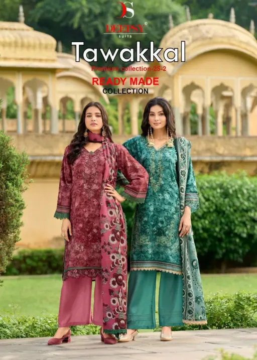 Deepsy Suits Tawakkal Premium Collection 25 Vol 2 Ready Made Collection