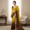 Ds 716 Multi Colour Sequence Embroidery Georgette Saree Collection