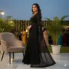 Ds 730 Black Beeds Grand Party Wear Saree Collection