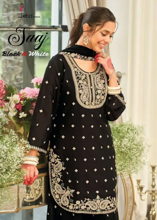 Eba Lifestyle Saaj Black and White