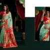 Gobuni Seerat Tissue Paithani with Lotus Zari Border Saree Collection