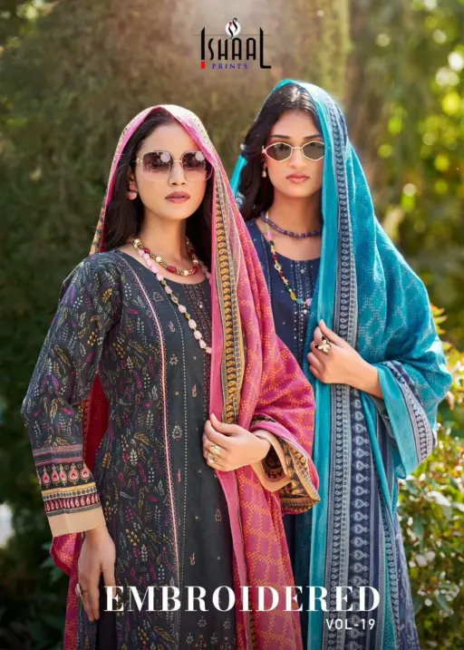 Ishaal Prints Embroidered Vol 19