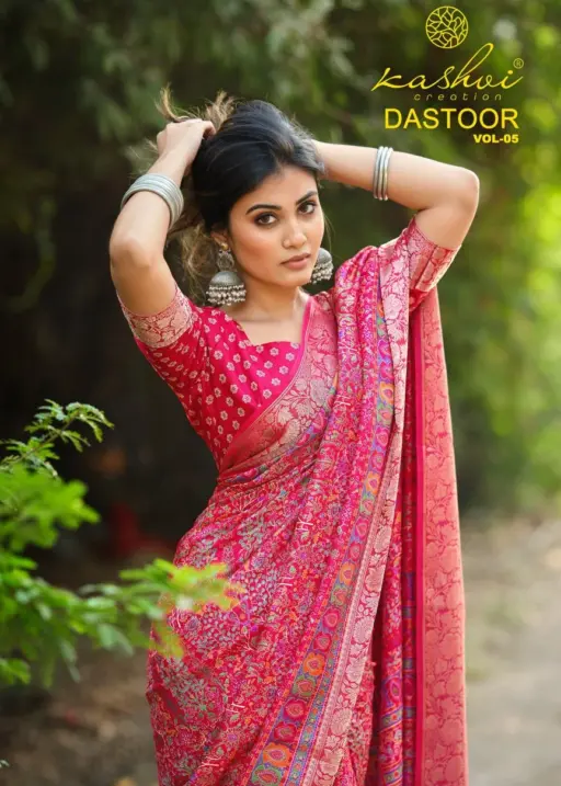 Kashvi Dastoor Vol 5 Viscose Casual Wear Saree Collection