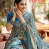 Kashvi Dastoor Vol 6 Viscose Bright Moss Foil Casual Wear Saree Collection