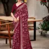 Kashvi Shabnam Vol 21 Dull Moss Foil Printed Fancy Saree Collection