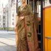 Kashvi Shanti Vol 9 Bright Moss Foil Printed Fancy Saree Collection
